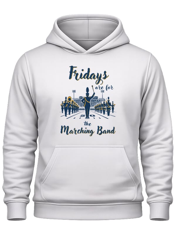 Custom marching band hoodie