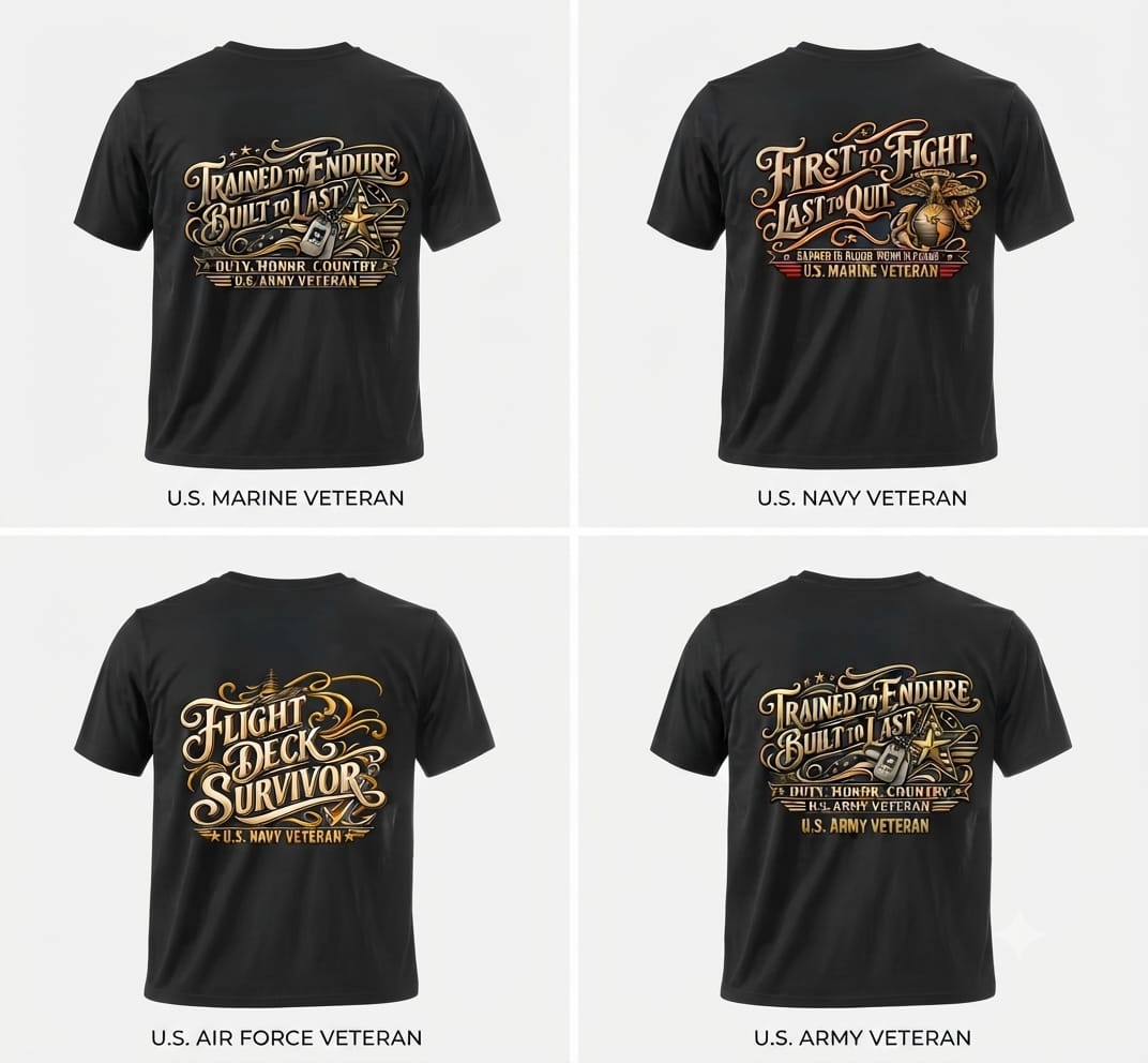 Custom veteran shirt collection